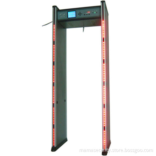 LCD walkthrough metal detector gate